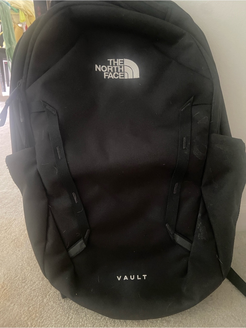 Black Backpack with Mesh Side Pocket